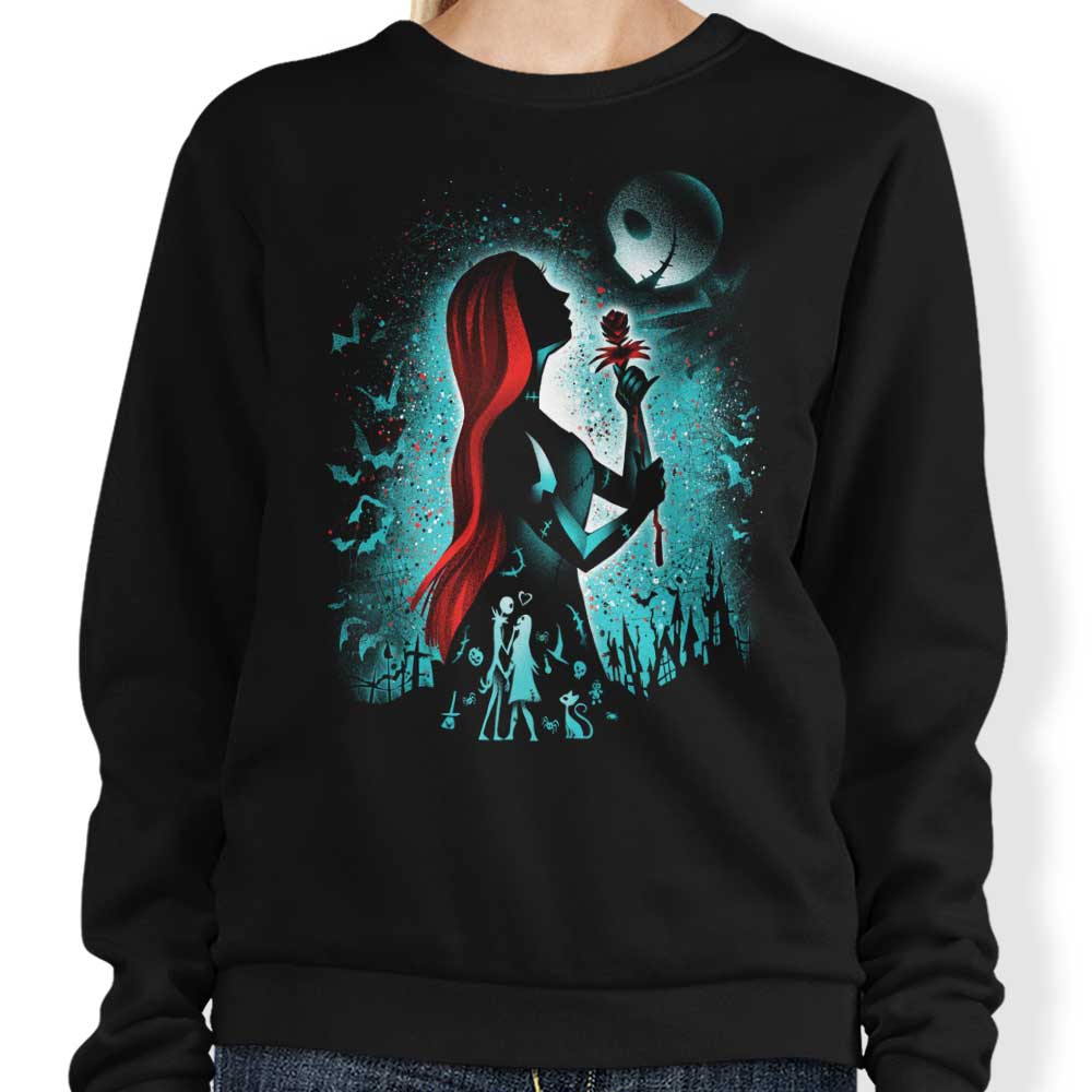Cute Ragdoll in Love-themed Sweatshirt for Fashion Lovers
