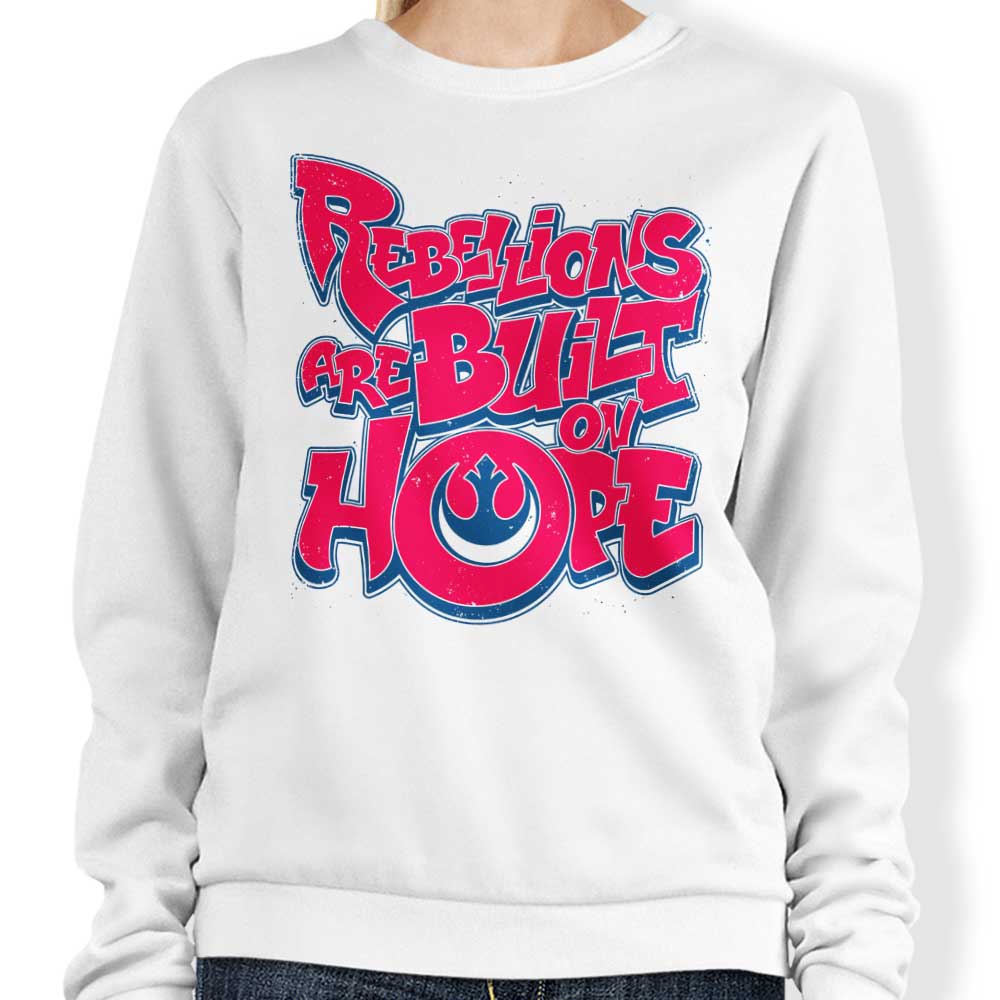 Hope - Inspired Crewneck Sweatshirt Built by Teesgeex