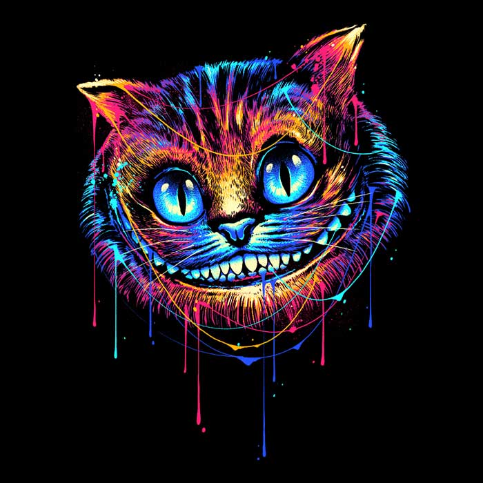 Vibrant Feline Design Crewneck Sweatshirt