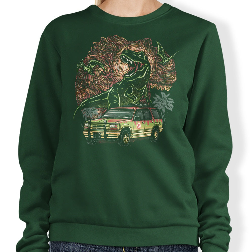 Dinosaur Adventure - Comfortable Sweatshirt for Outdoor Expeditions