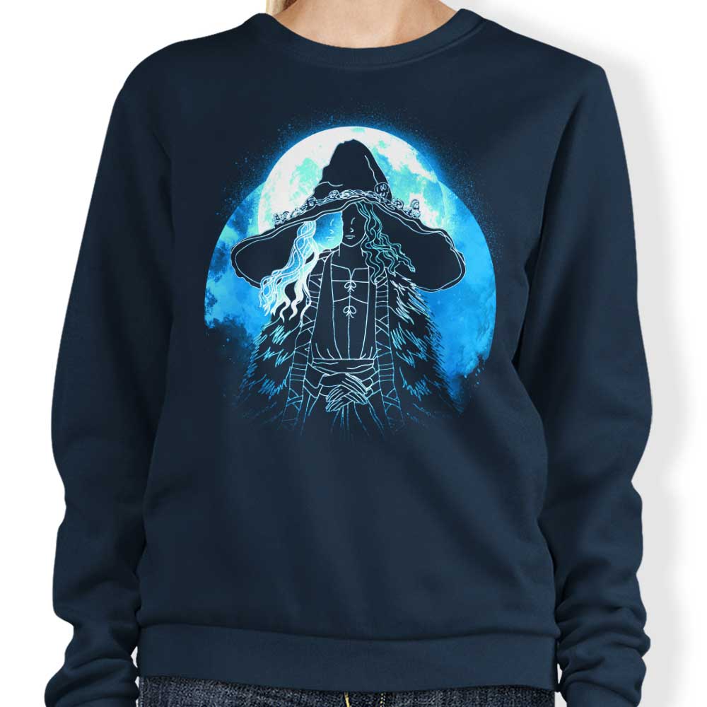 Lunar Princess Orb Crewneck Sweatshirt - A Stylish Apparel from Donnie Illustrations