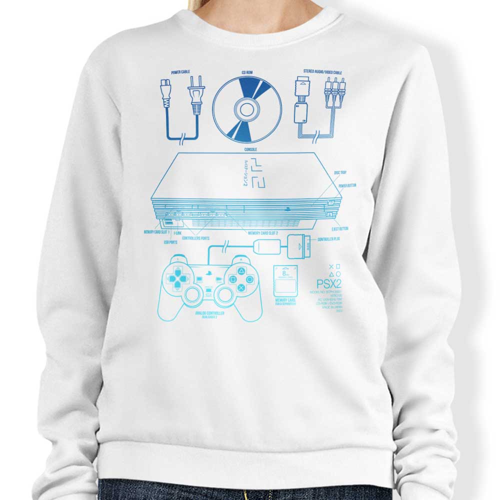 Adam Works PSX2 Crewneck Sweatshirt in S - 4XL Sizes
