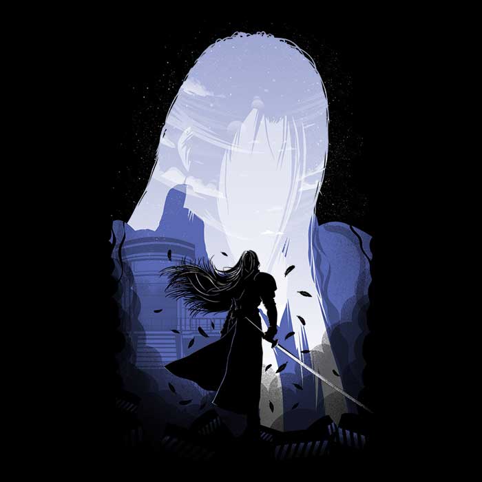 Donnie Illustrations' One - Winged Landscape Crewneck Sweatshirt in S - 4XL
