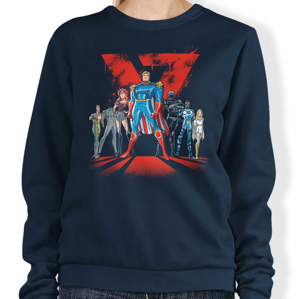 Supes League Crewneck Sweatshirt for Men and Women
