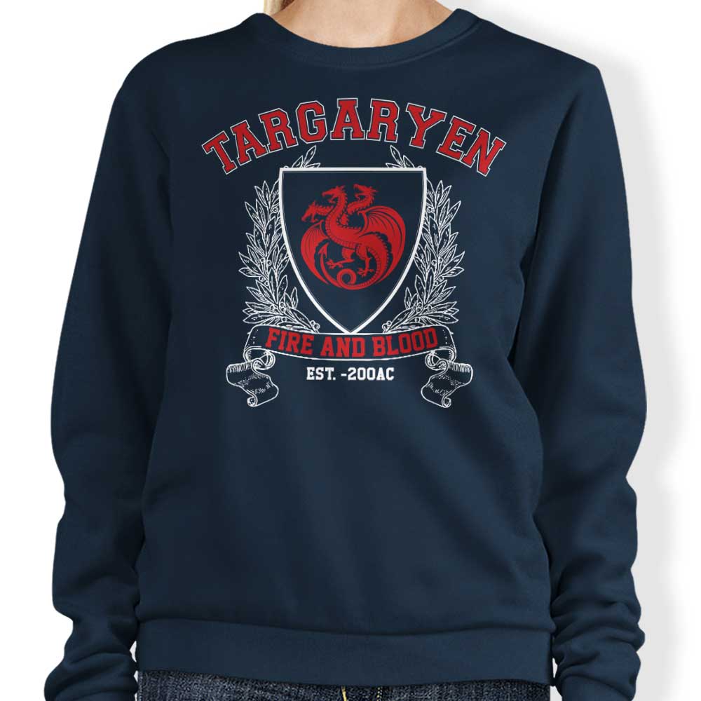 Digital Phoenix Targaryen University Crewneck Sweatshirt in S - 4XL Sizes
