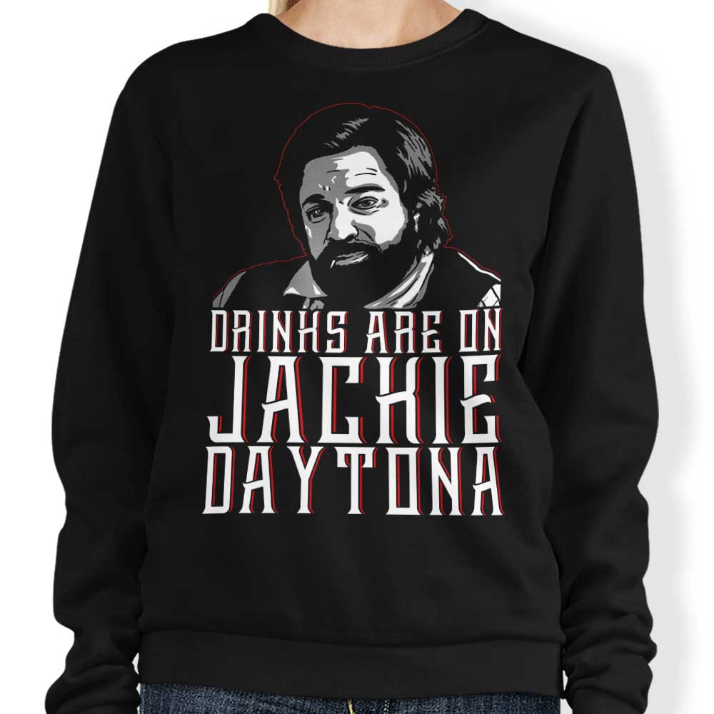 CoD Designs 'Drinks on Me' Comfortable Crewneck Sweatshirt in S - 4XL