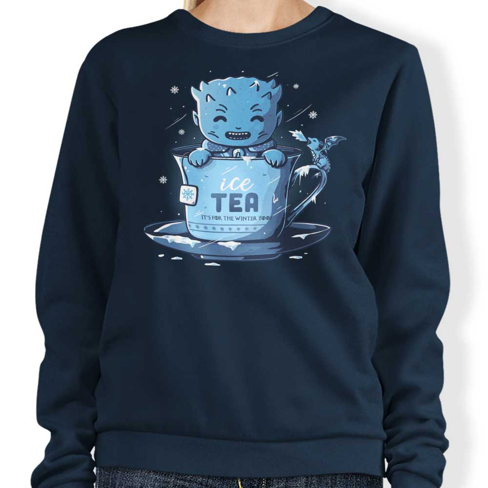 Comfortable Wight Tea Crewneck Sweatshirt for Men and Women