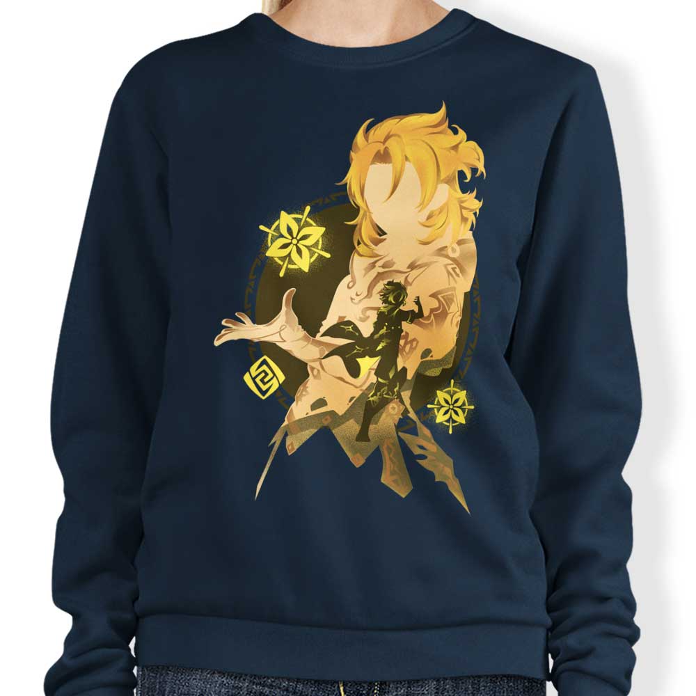 Hypertwenty Kreideprinz Albedo Comfortable Crewneck Sweatshirt in S - 4XL