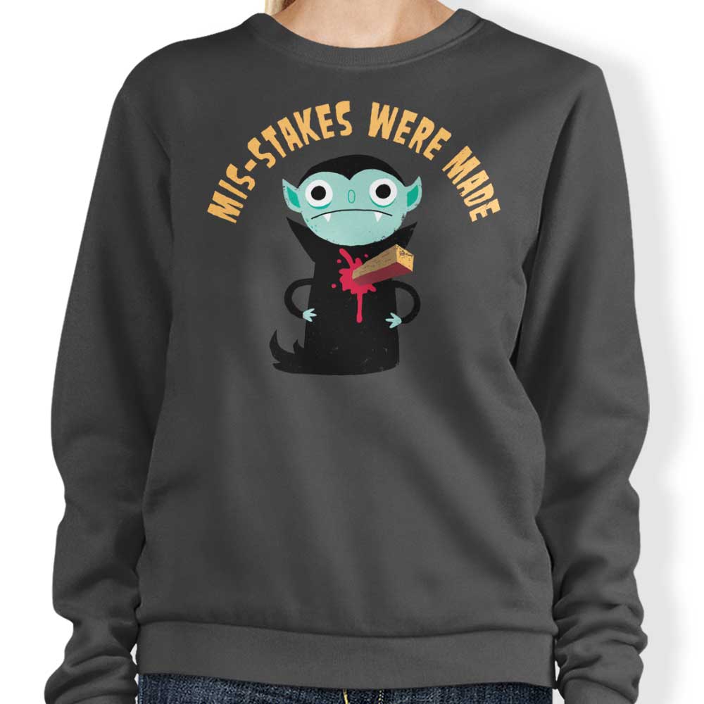 DinoMike's Mis-Stakes Were Made Crewneck Sweatshirt for All Sizes