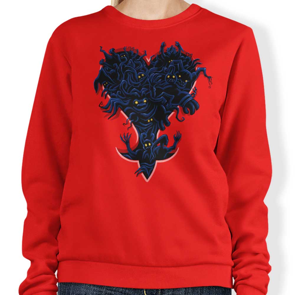 Heartless Crewneck Sweatshirt by Steven Lefcourt for Comfortable Wear