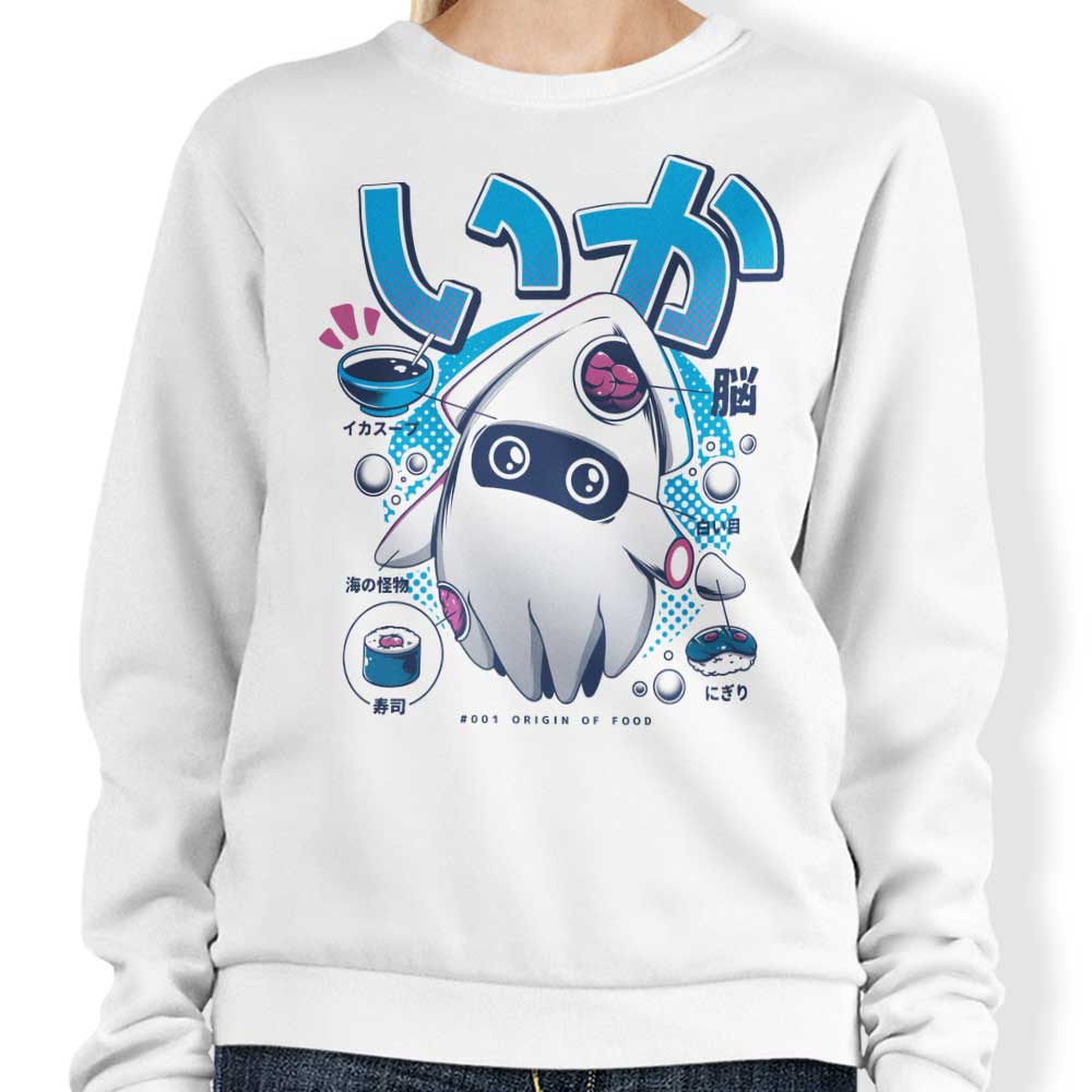 Squid Food Branded Crewneck Sweatshirt for Comfortable Wear