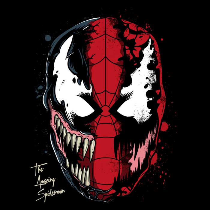 Soulkr's Comfortable Daft Spider Crewneck Sweatshirt in S - 4XL Sizes