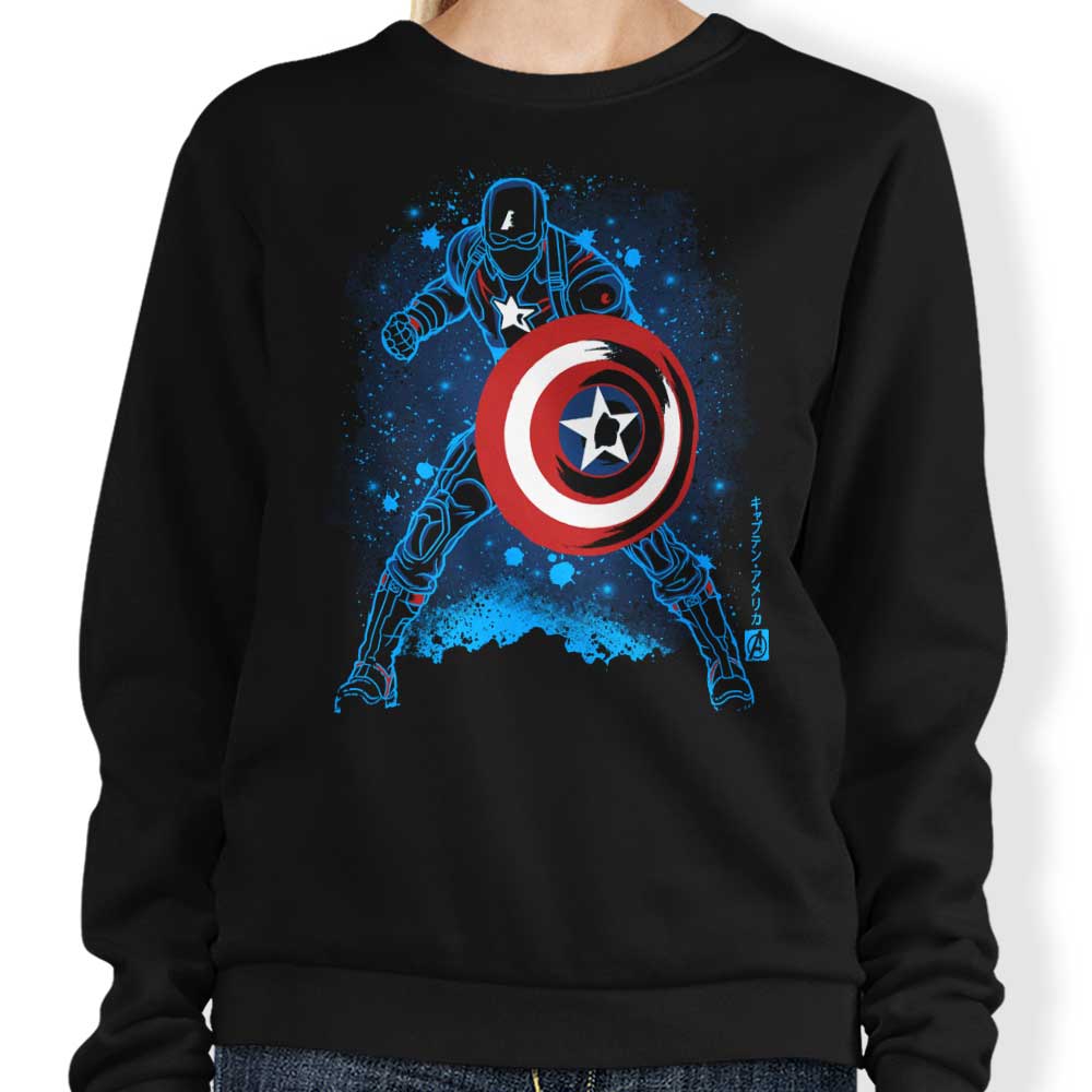 Soulkr's Super Soldier Crewneck Sweatshirt in S - 4XL Sizes