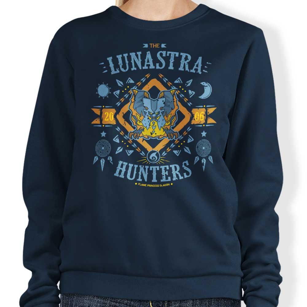 Soulkr's The Lunastra Hunters Crewneck Sweatshirt for Fashionable Wear