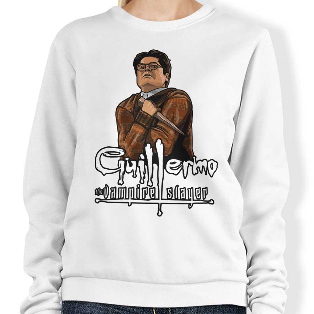 Comfortable 'Guillermo the Slayer' Crewneck Sweatshirt in S - 4XL Sizes