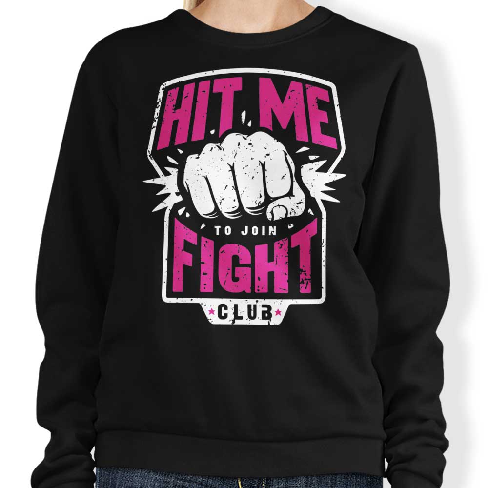 Olipop 'Hit Me' Crewneck Sweatshirt for All Sizes