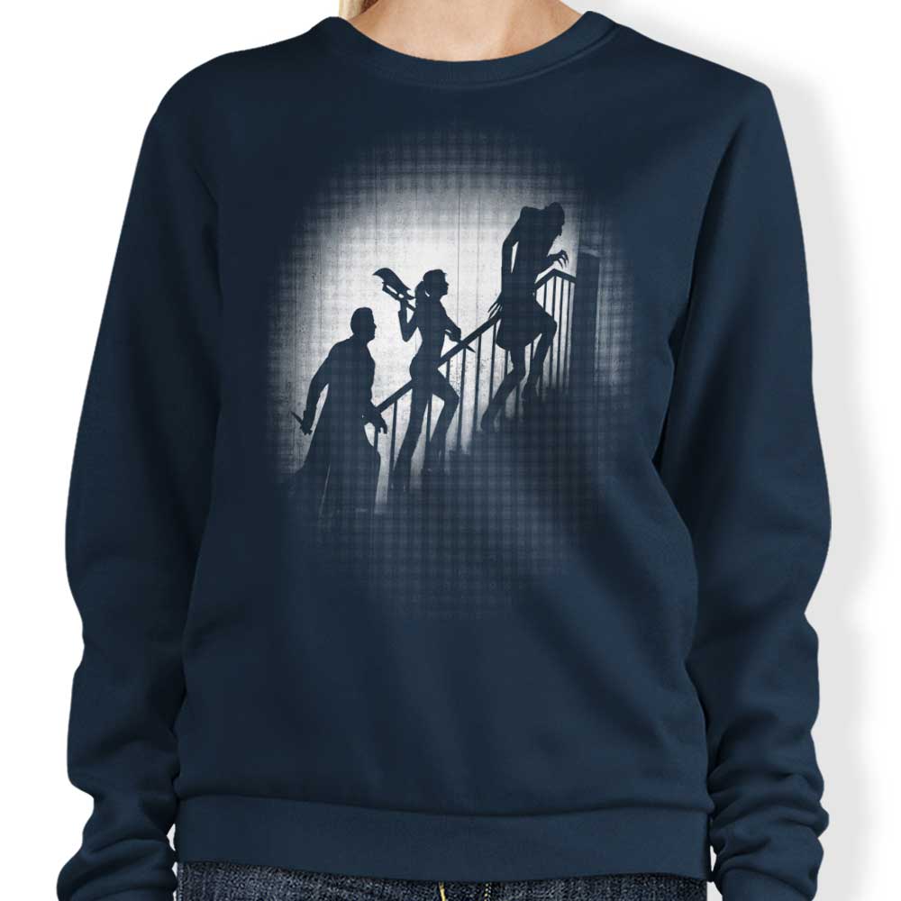 Six Eyed Monster's Nosferatu Slayer Crewneck Sweatshirt - S to 4XL Sizes