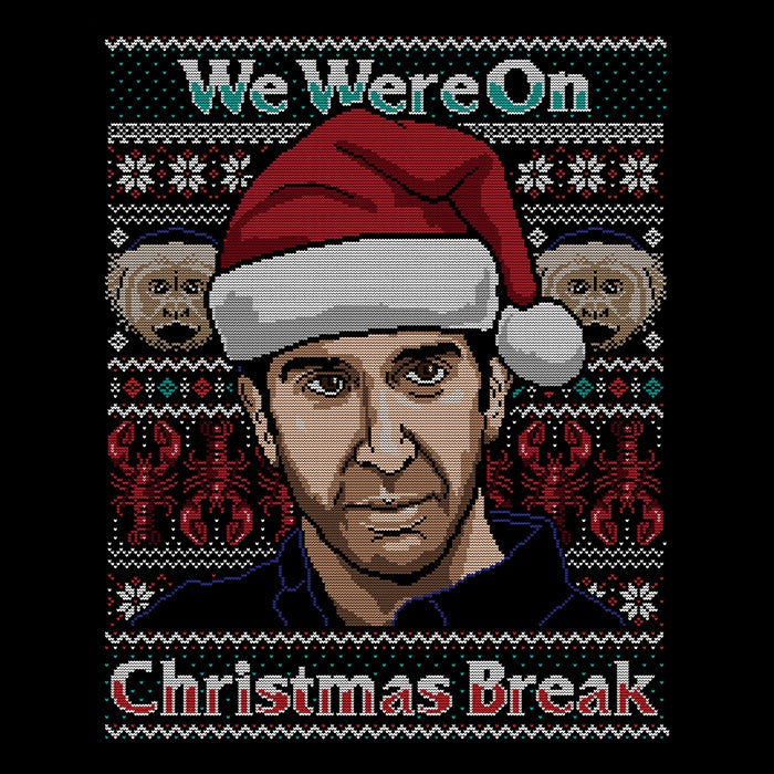 CoD Designs Christmas Break Crewneck Sweatshirt for Men and Women