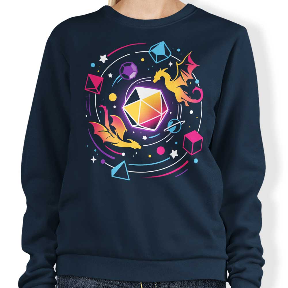 Dragon Dice Solar System-themed Men's and Women's Sweatshirt