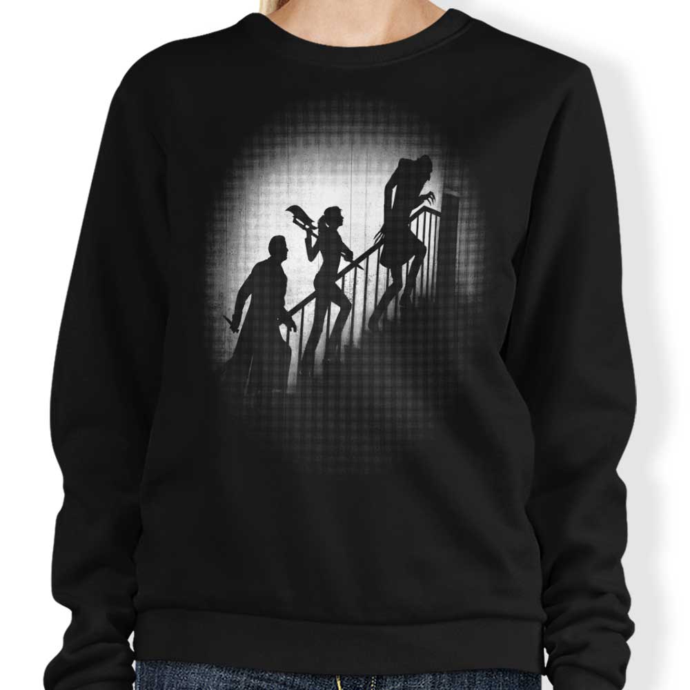 Six Eyed Monster's Nosferatu Slayer Crewneck Sweatshirt - S to 4XL Sizes