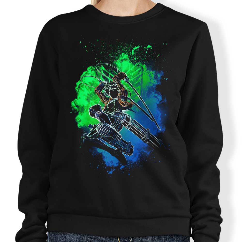 Donnie Illustrations' Titan Boy Soul Crewneck Sweatshirt - S to 4XL