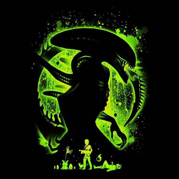 Alemaglia's Space Nightmare Comfortable Crewneck Sweatshirt in S - 4XL