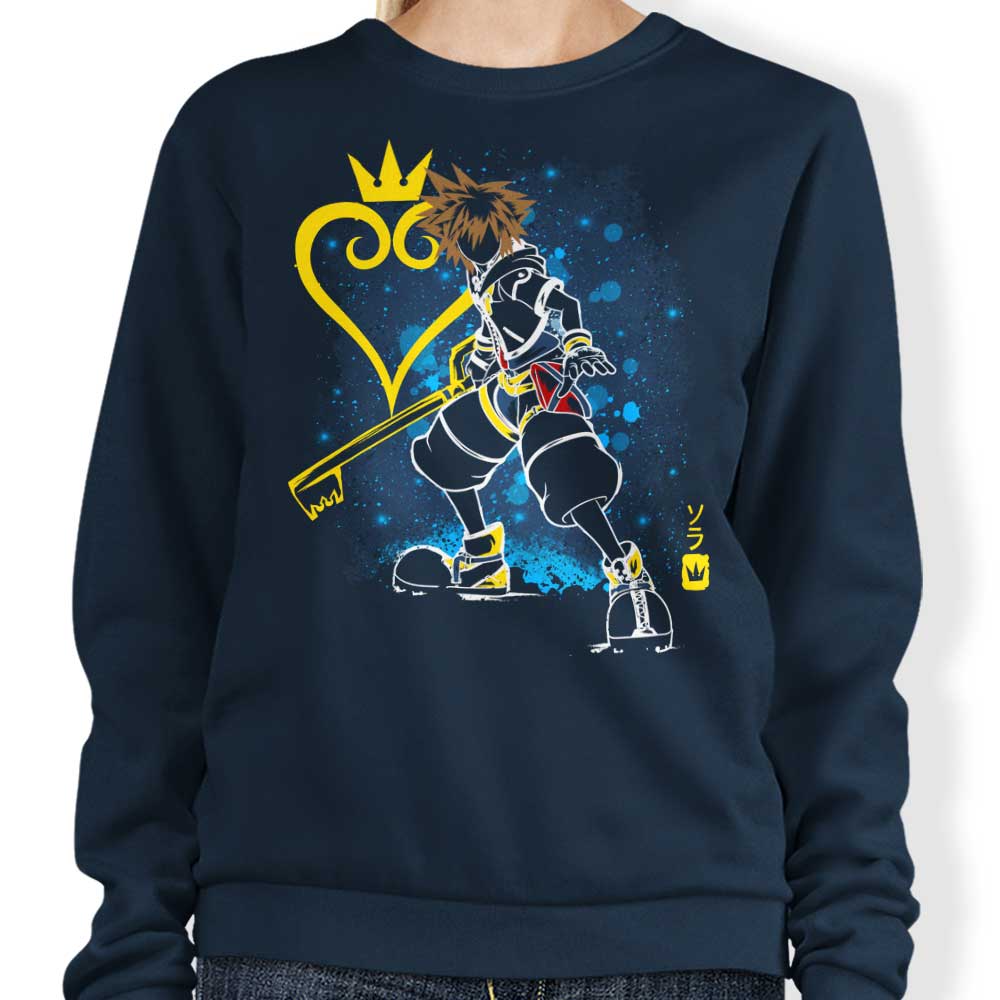 Soulkr Brand Keyblade Crewneck Sweatshirt for Comfortable Wear