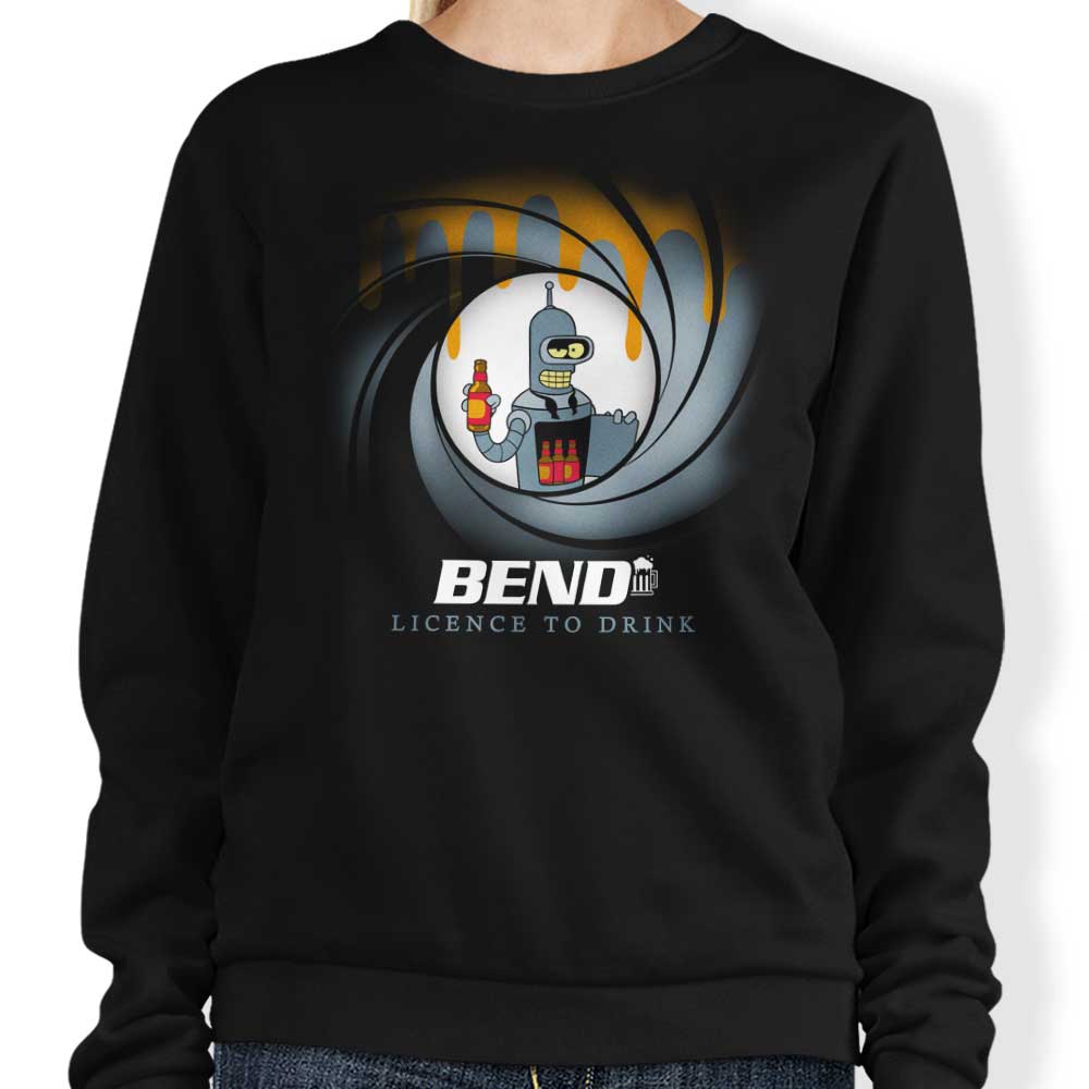 Licensed to Drink Crewneck Sweatshirt for Casual Wear