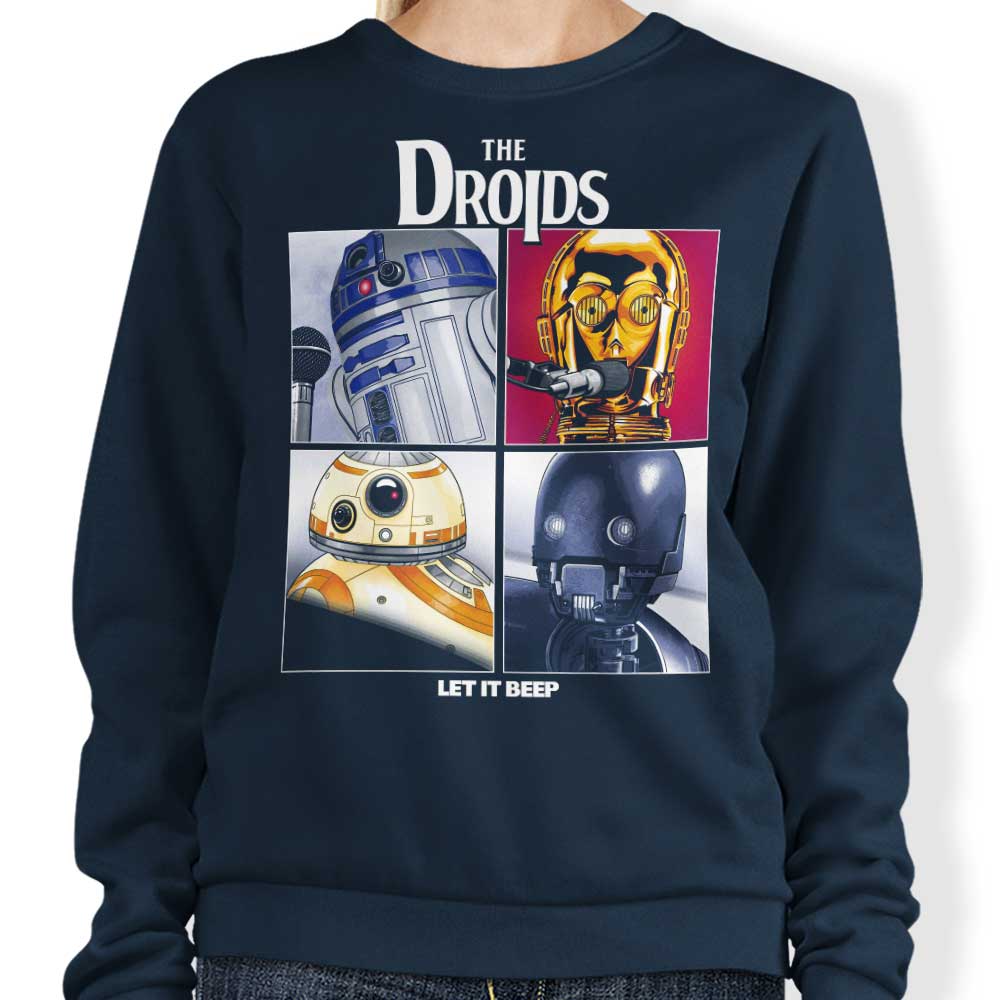 CappO's Comfortable Let it Beep Crewneck Sweatshirt in S - 4XL