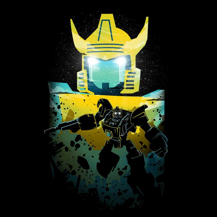 Donnie Illustrations' Bumble Landscape Crewneck Sweatshirt in S - 4XL Sizes