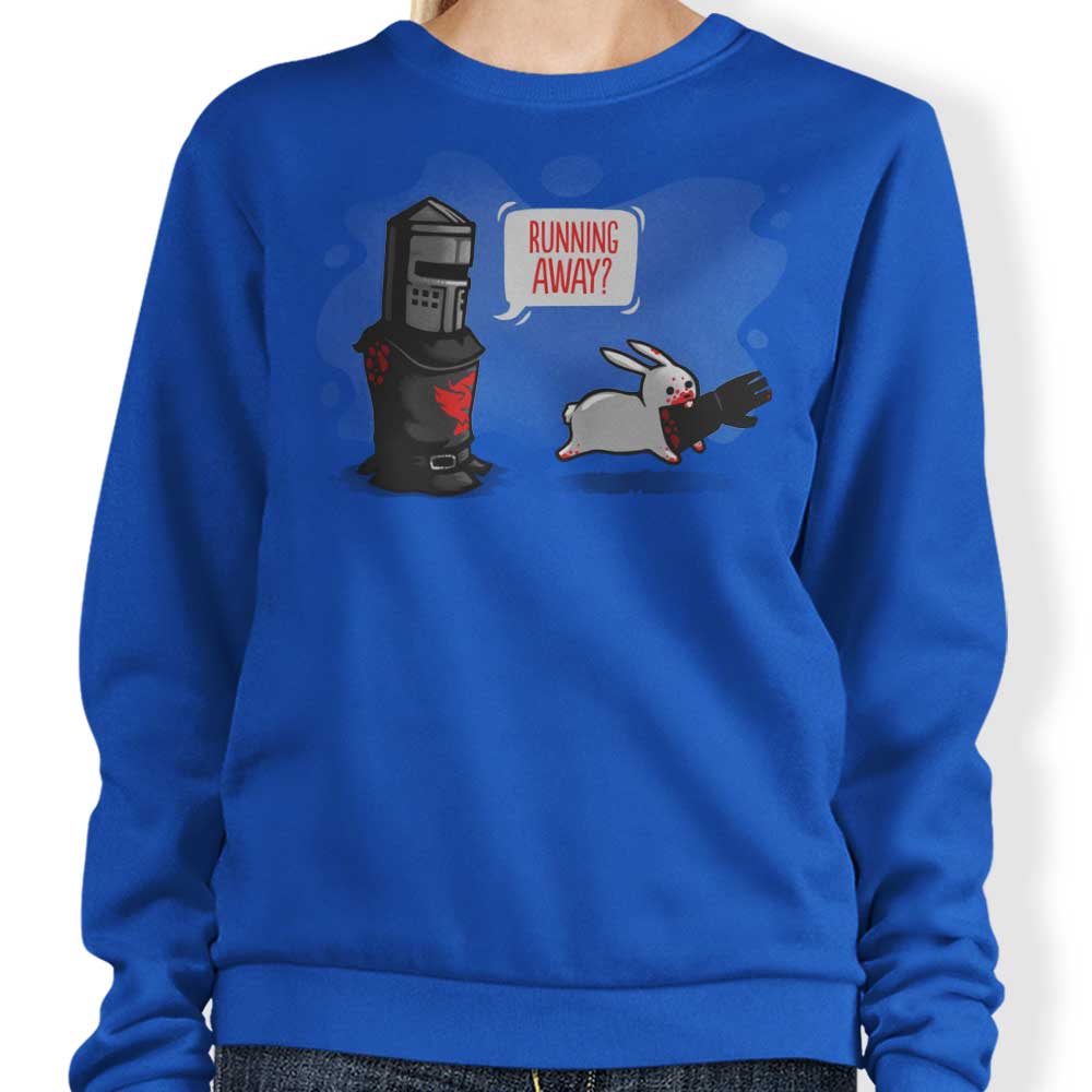 Comfortable Running Away Crewneck Sweatshirt in S - 4XL Sizes