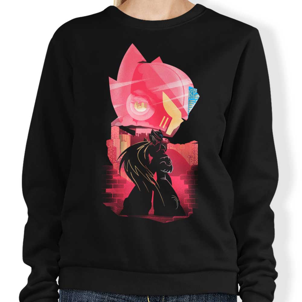 Donnie Illustrations' Model Z Crewneck Sweatshirt for Comfortable Wear
