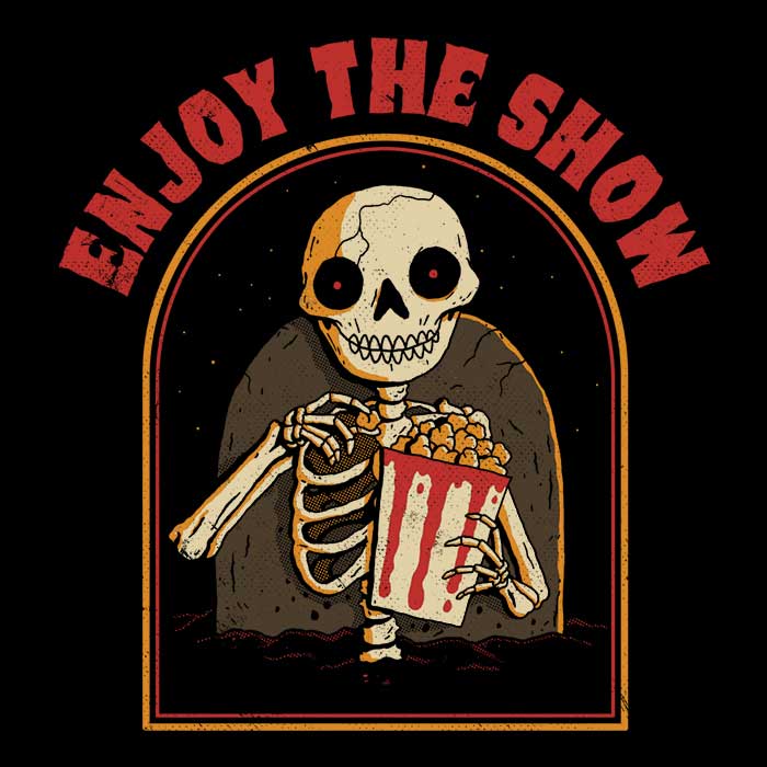 DinoMike Crewneck Enjoy the Show Sweatshirt for All Sizes