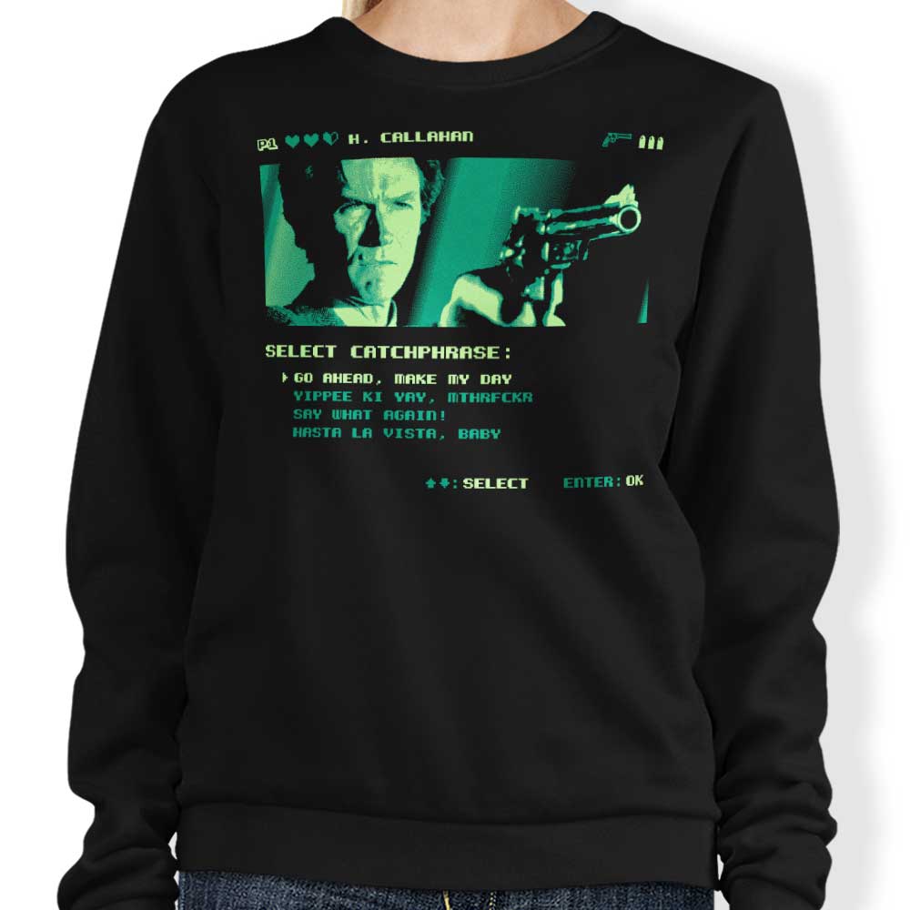 Teesgeex 'Make My Day' Crewneck Sweatshirt for All Sizes