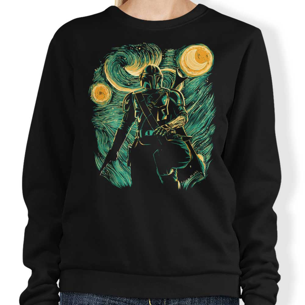 Ddjvigo's Comfortable Starry Creed Crewneck Sweatshirt in S - 4XL