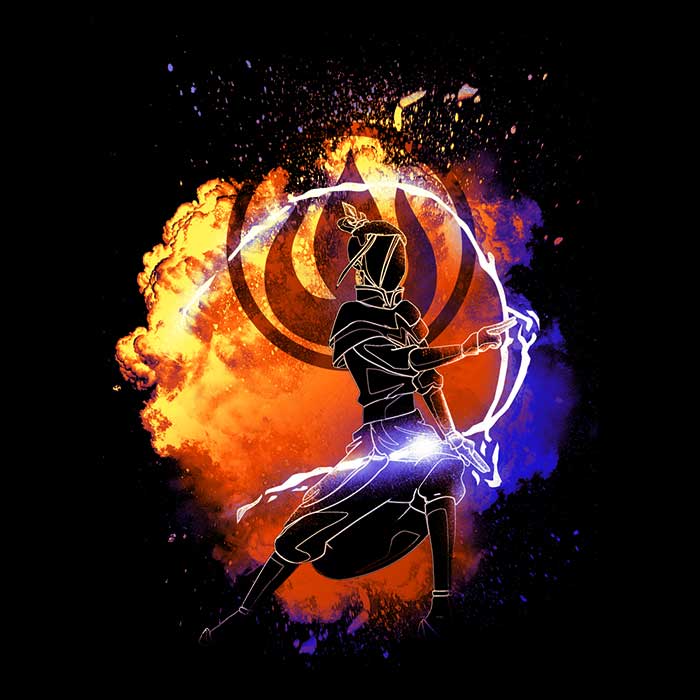Stylish Soul of Fire Princess Crewneck Sweatshirt for Fashion Lovers