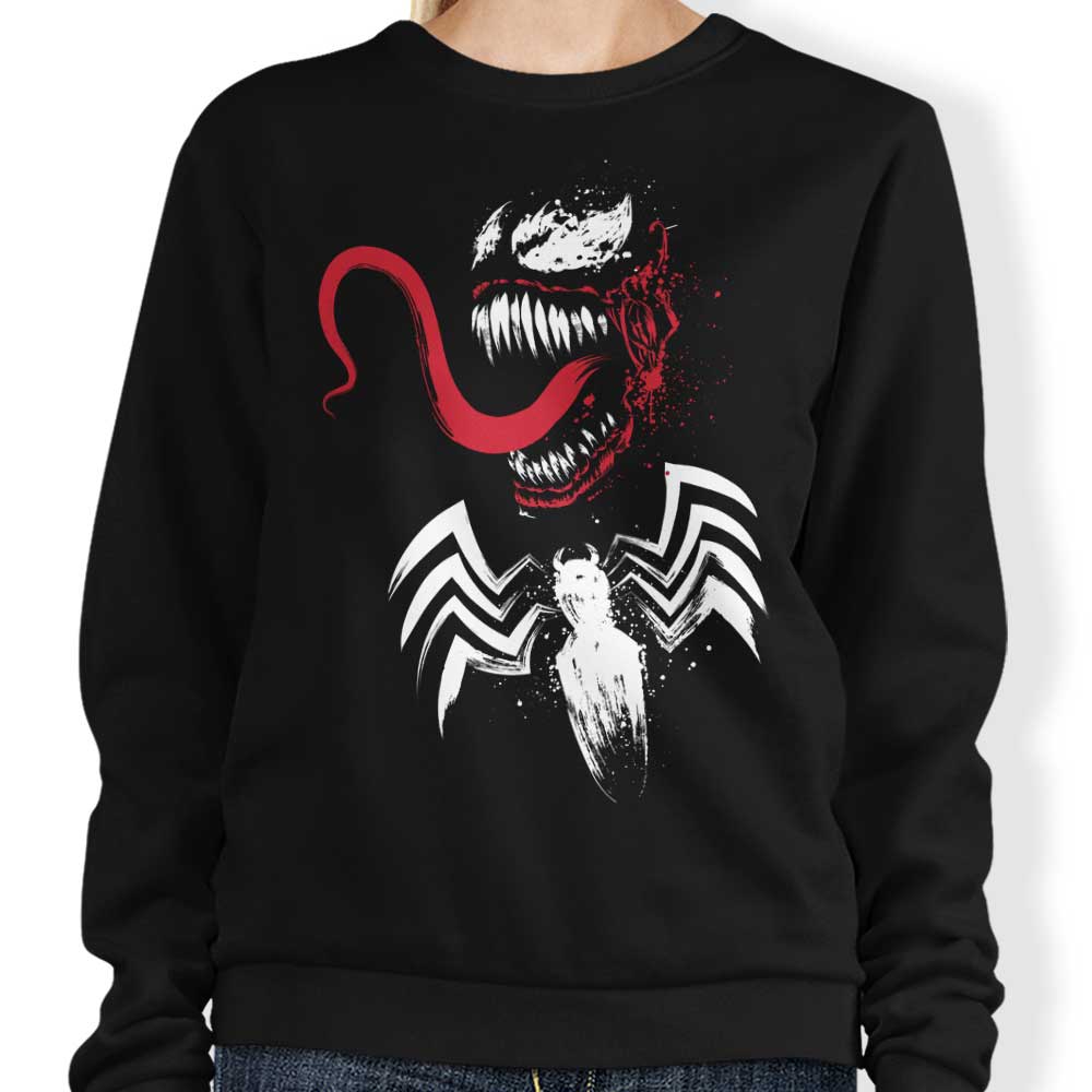 Dr. Monekers' Symbiote Crewneck Sweatshirt in S - 4XL Sizes