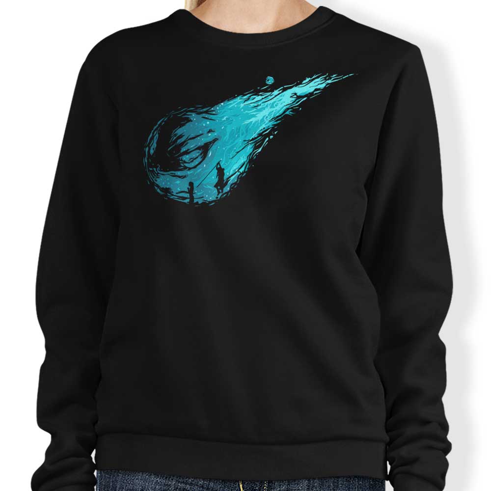 Donnie Illustrations Meteor Crewneck Sweatshirt for Men and Women