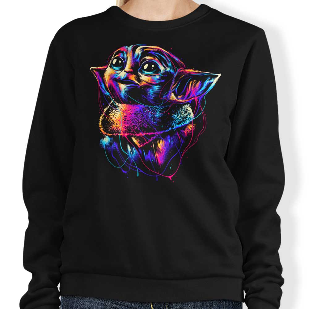 Colorful Children's Crewneck Sweatshirt by Glitchygorilla