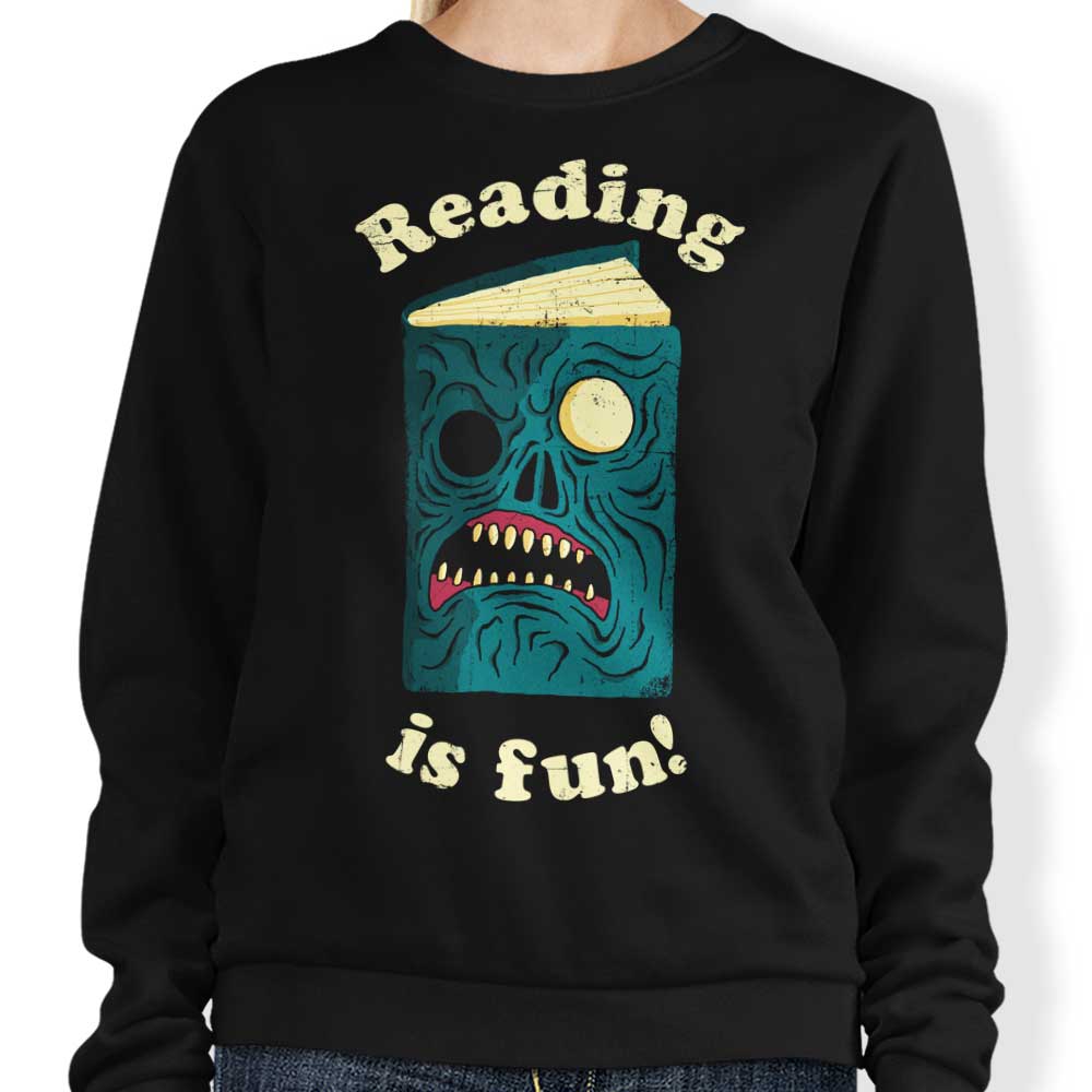 Reading Enthusiast's Favorite - Comfortable Sweatshirt