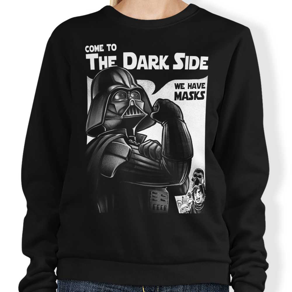 Alemaglia 'We Have Masks' Crewneck Sweatshirt for All Sizes