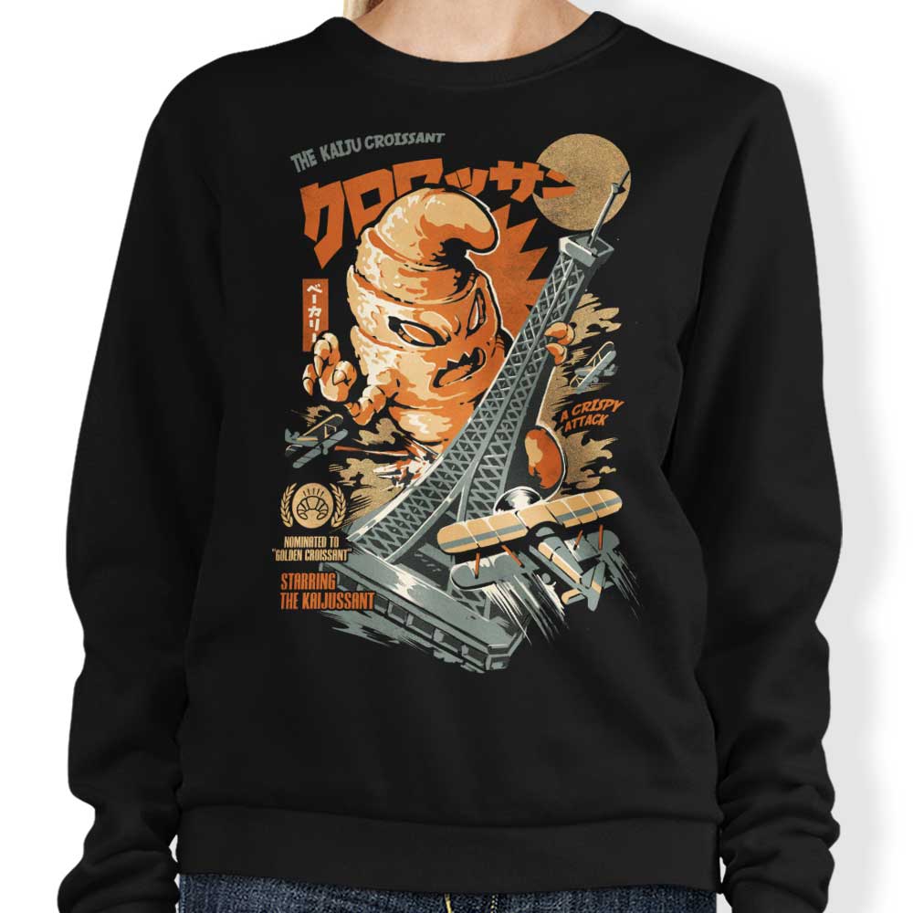 The Kaiju Croissant Crewneck Sweatshirt for Men and Women