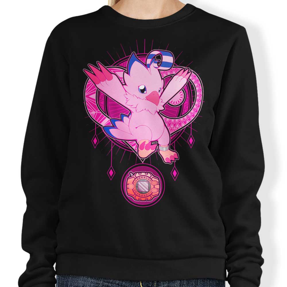 Love Crest - Cozy Crewneck Sweatshirt by Chocolate Raisin Fury