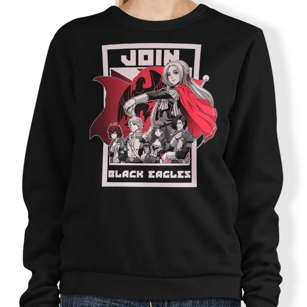 Black Eagles Membership Sweatshirt - Join the Team