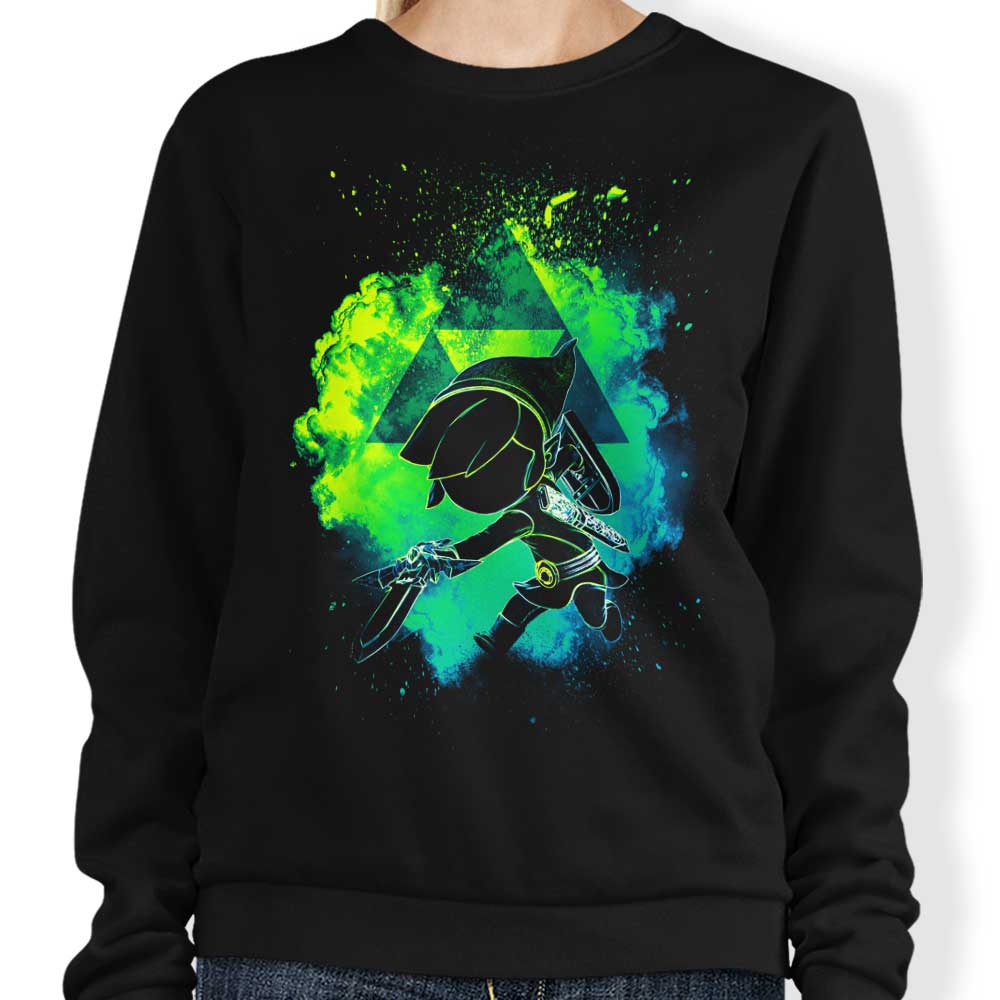 Donnie Illustrations' 'Soul of the Wind' Comfortable Crewneck Sweatshirt