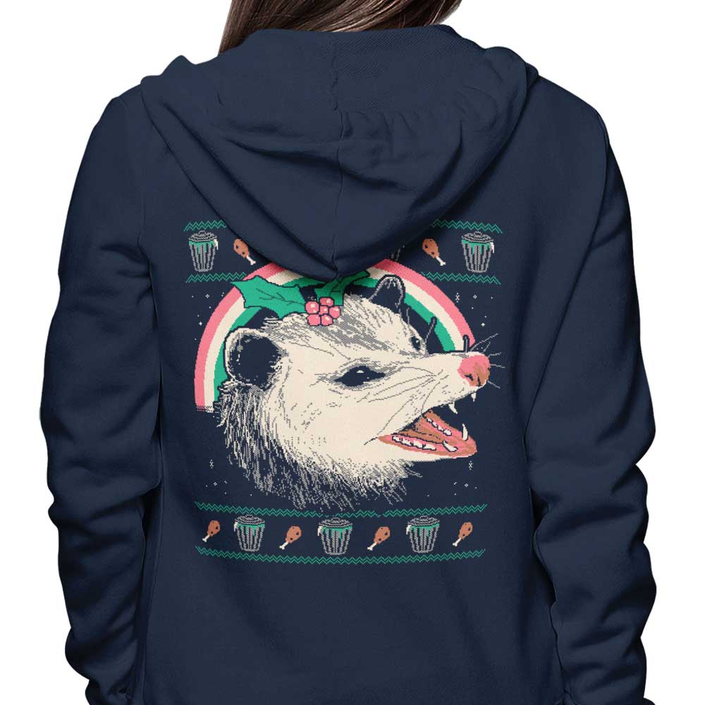 Hillary White's Trash the Halls Comfortable Zip-Up & Pullover Hoodies