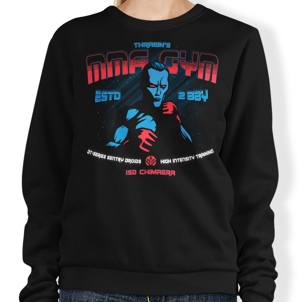 Teesgeex's Stylish Thrawn's MMA Gym Sweatshirt for Fitness Enthusiasts