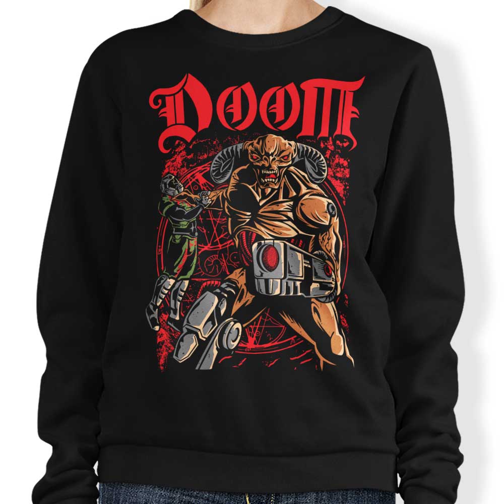 Dracula Byte's Slayers and Demons Crewneck Sweatshirt in S - 4XL Sizes