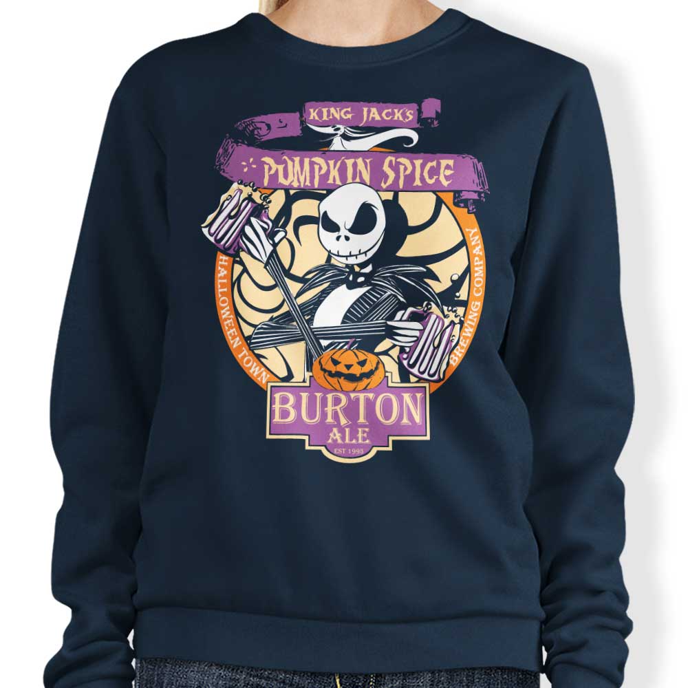 Zac Atkinson's Jack's Pumpkin Spice Crewneck Sweatshirt in S - 4XL Sizes
