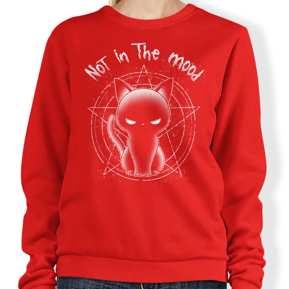 Retro Division's 'Not in the Mood' Comfortable Crewneck Sweatshirt